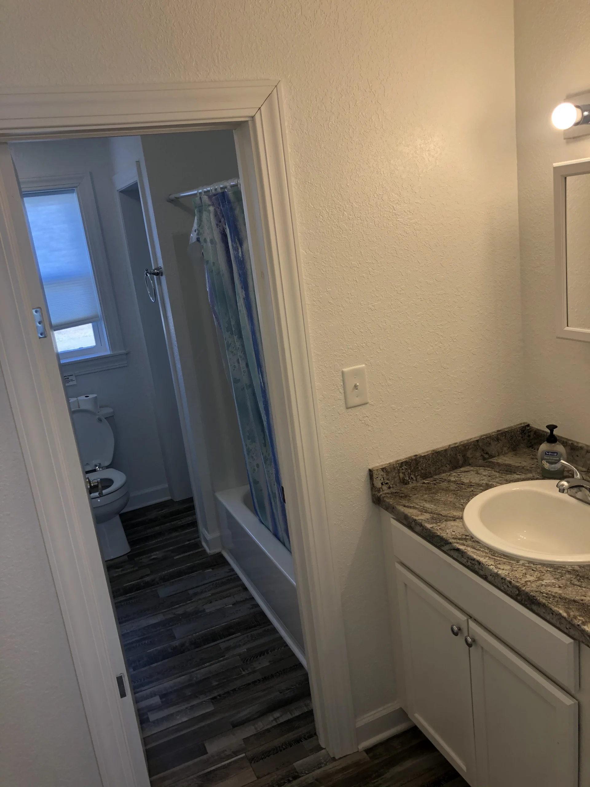 Bathroom at changing tides substance use disorder center