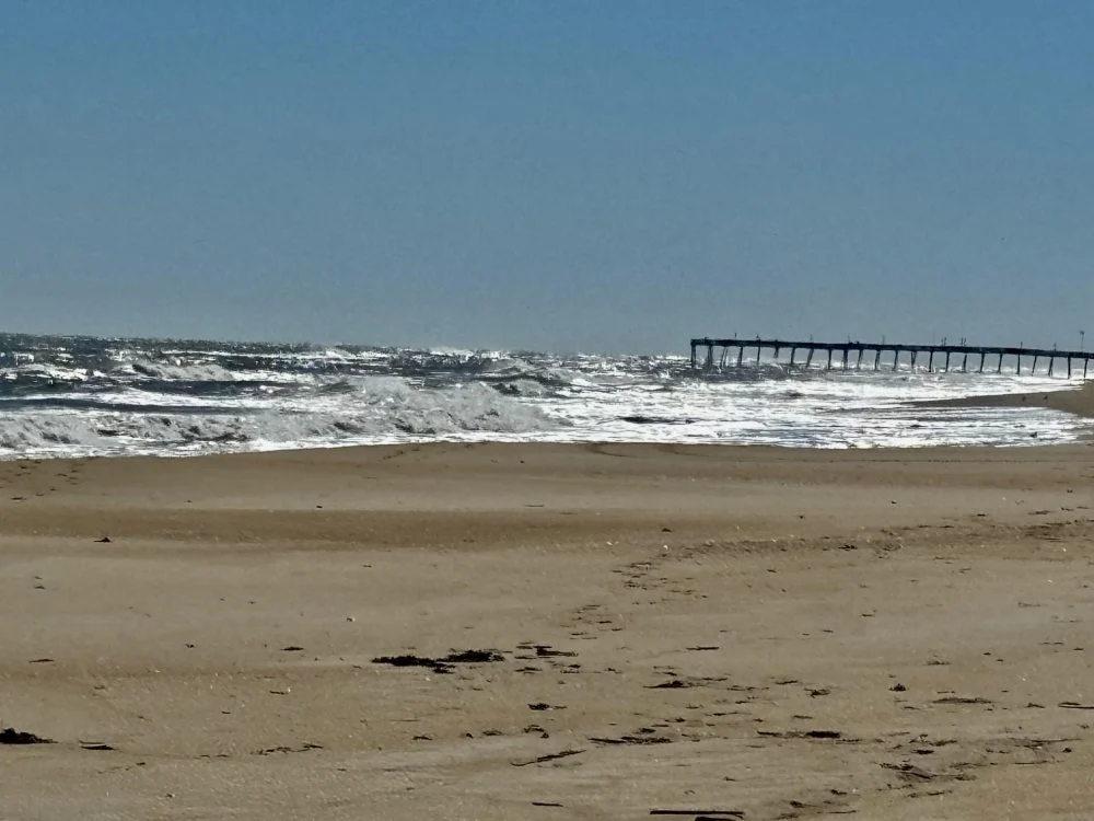 Beach with pier Beach with pier e1761074332613